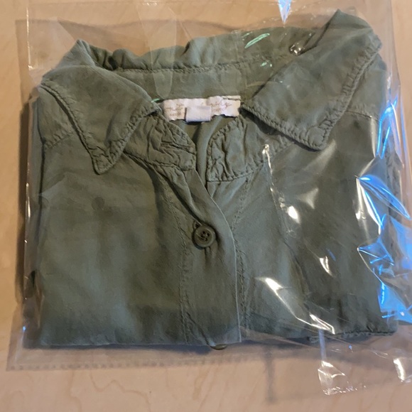 Don’t ask why button army green shirt - Picture 10 of 10